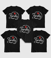 Family Strength And Love Group Unisex Half Sleeve T-Shirts (Pack of 5)